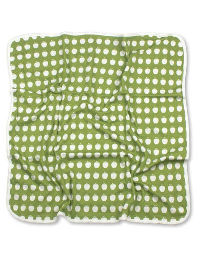 Apple Blanket Green Organic Cotton - Jazzy Organics
