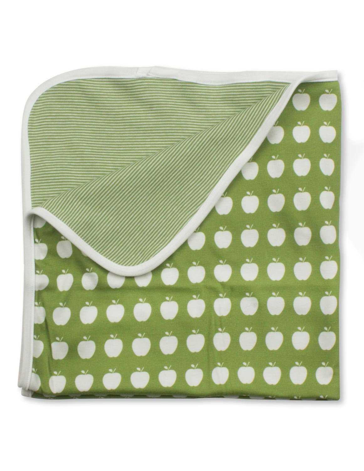 Apple Blanket Green Organic Cotton - Jazzy Organics