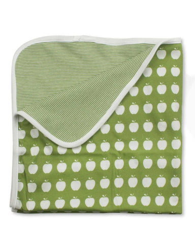 Apple Blanket Green Organic Cotton - Jazzy Organics