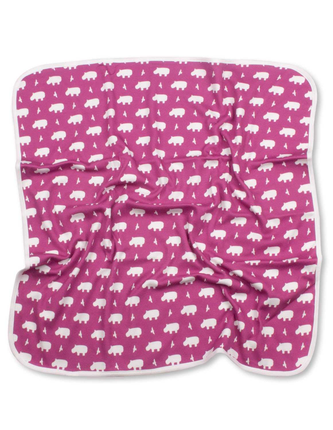 Hippo Blanket Rasberry Organic Cotton - Jazzy Organics