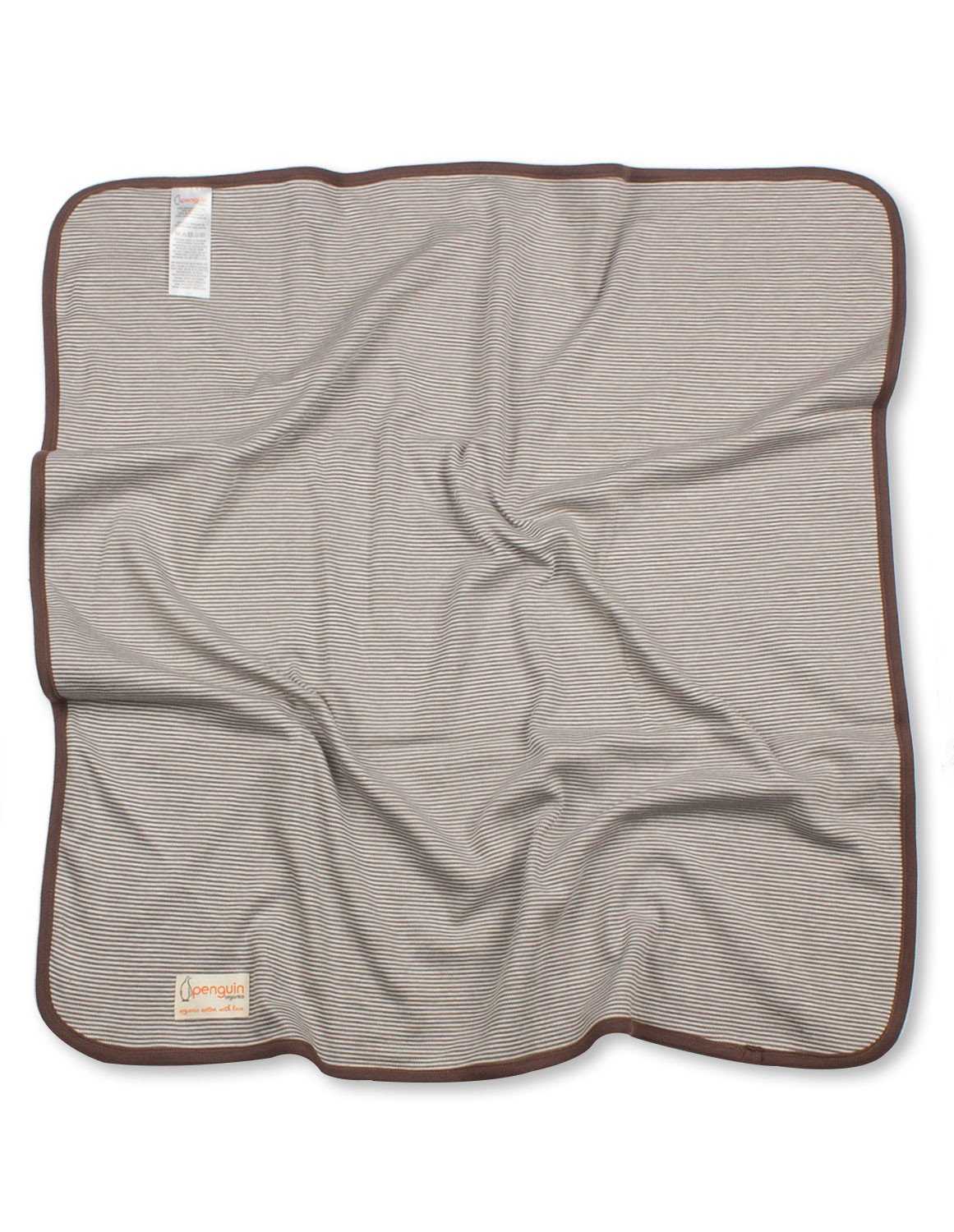 Leaves Blanket Multi Brown Organic Cotton - Jazzy Organics