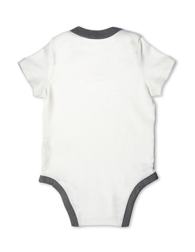 Turtle Organic Cotton Bodysuit Grey - Jazzy Organics