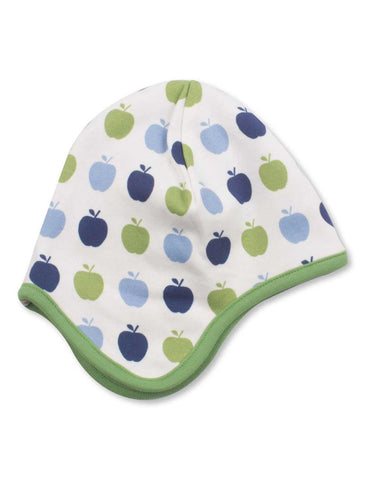 Apple Bonnet Multi Blue Organic Cotton | Penguin Organics