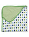 Apple Blanket Multi Blue Organic Cotton - Jazzy Organics