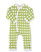 Apple Kimono Romper - Green Organic Cotton - Jazzy Organics