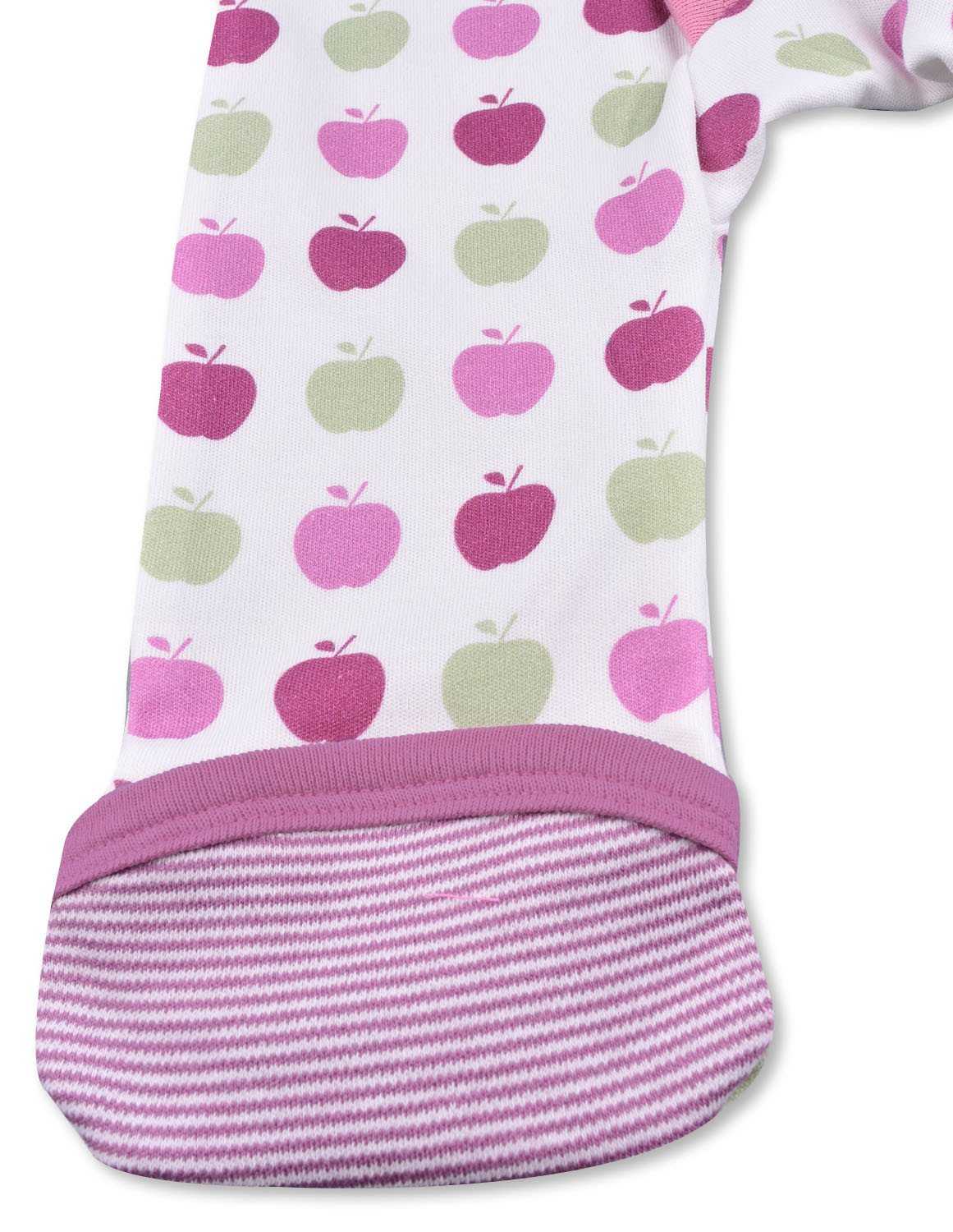 Apple Kimono Romper Multi Pink Organic Cotton - Jazzy Organics