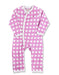 Apple Kimono Romper Pink Organic Cotton - Jazzy Organics