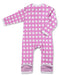 Apple Kimono Romper Pink Organic Cotton - Jazzy Organics