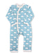 Bear Kimono Romper Blue Organic Cotton - Jazzy Organics