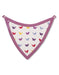 Butterfly Bib Multi Raspberry Organic Cotton - Jazzy Organics