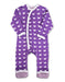 Butterfly Kimono Romper Purple Organic Cotton - Jazzy Organics