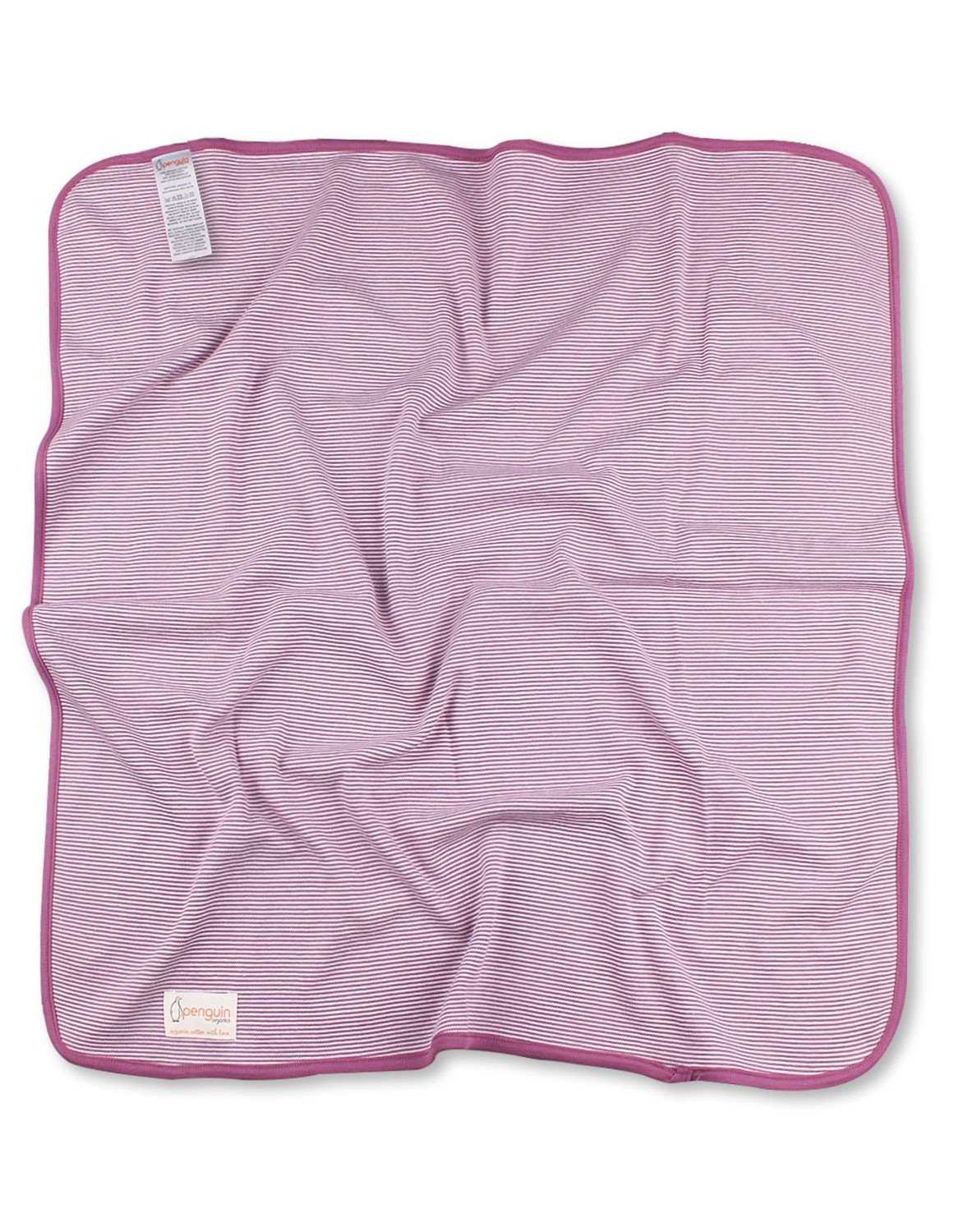 Hippo Blanket Multi Raspberry Organic Cotton - Jazzy Organics