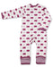 Hippo Kimono Romper Multi Raspberry Organic Cotton - Jazzy Organics