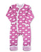 Hippo Kimono Romper Raspberry Organic Cotton - Jazzy Organics