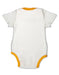 Lion Organic Cotton Bodysuit Orange - Jazzy Organics