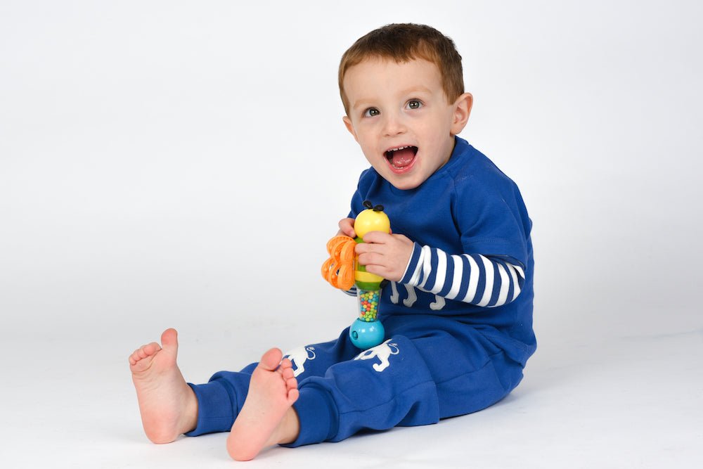 Lion Playset Organic Cotton Blue - Jazzy Organics