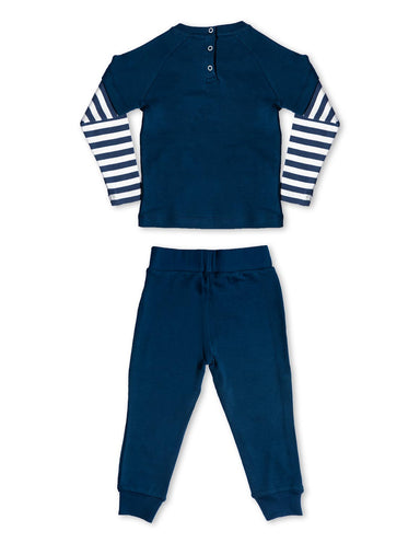 Lion Playset Organic Cotton Blue - Jazzy Organics