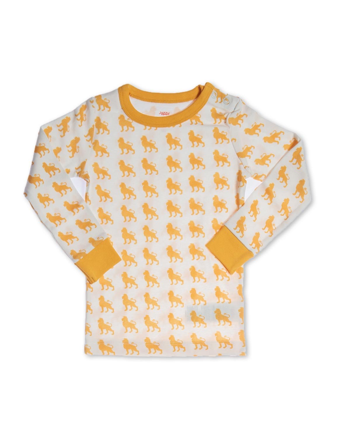 Organic Cotton Pajamas Lion Orange - Jazzy Organics