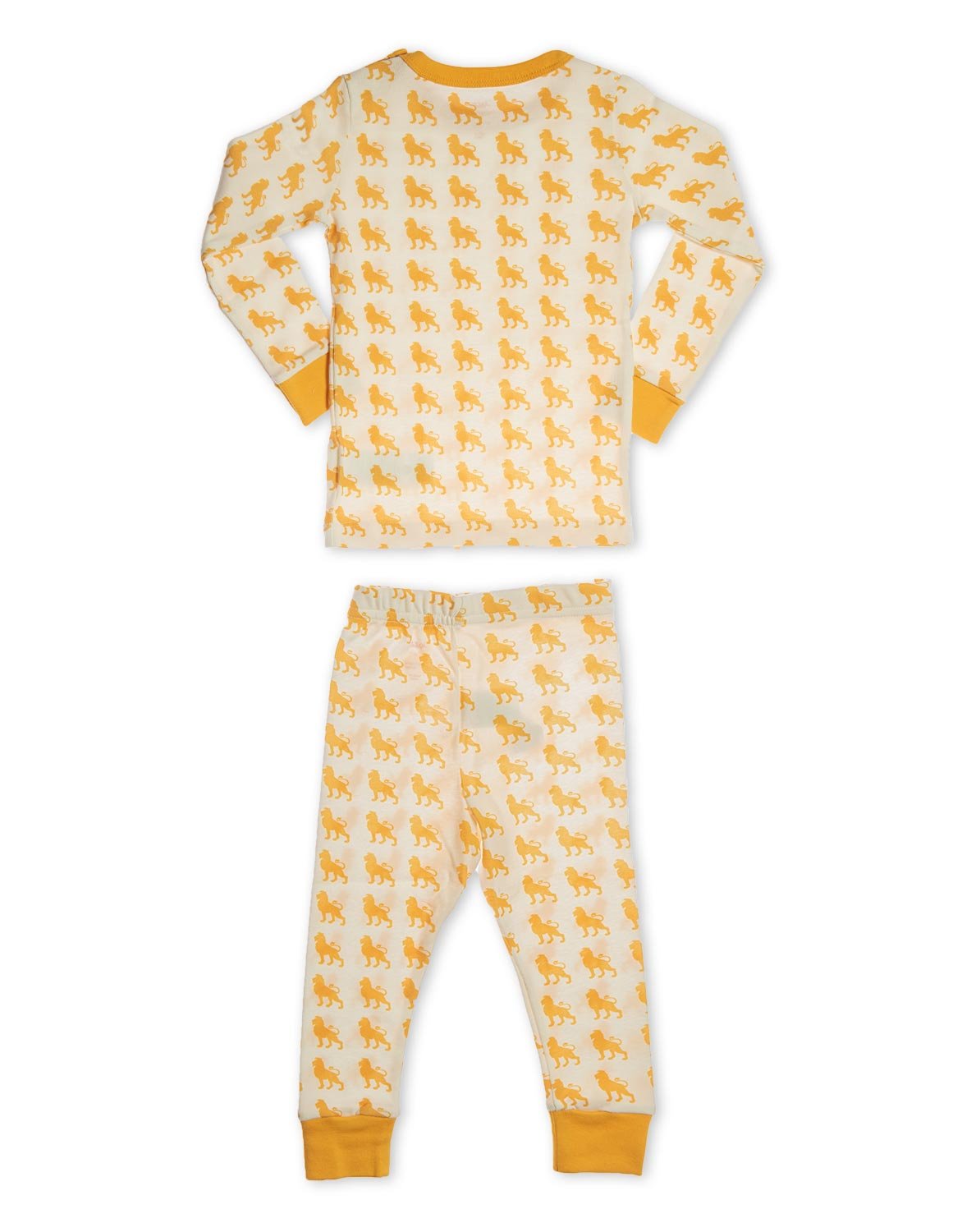 Organic Cotton Pajamas Lion Orange - Jazzy Organics