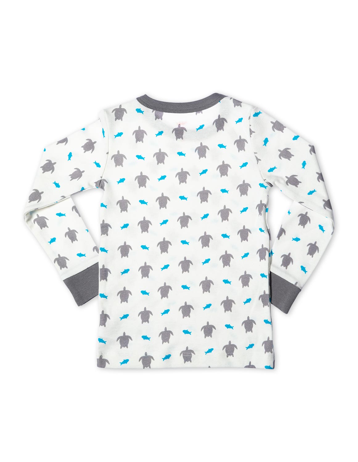 Organic Cotton Pajamas Turtle Grey - Jazzy Organics