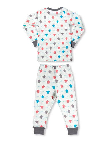 Organic Cotton Pajamas Turtle Multi - Jazzy Organics
