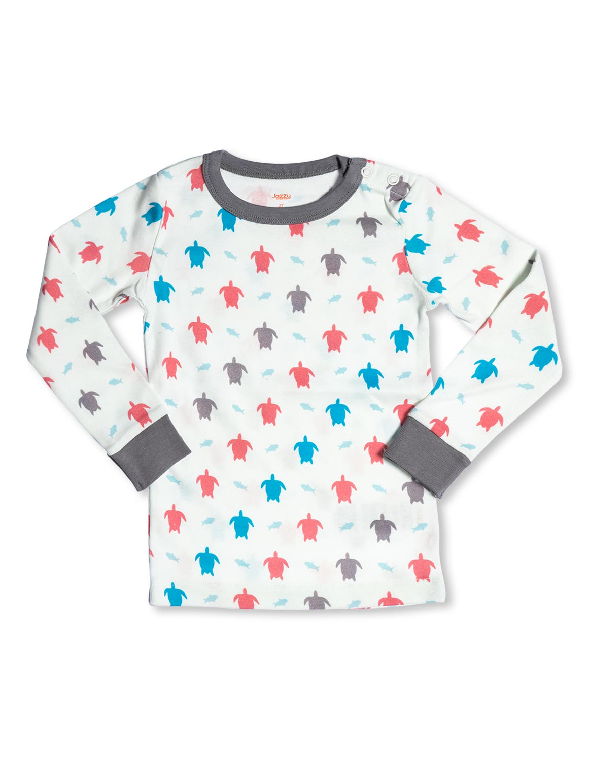 Organic Cotton Pajamas Turtle Multi - Jazzy Organics
