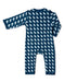 Organic Cotton Romper Blue Lion - Jazzy Organics