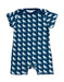 Organic Cotton Short Romper Blue Lion - Jazzy Organics