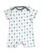 Organic Cotton Short Romper Grey Turtle - Jazzy Organics
