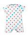 Organic Cotton Short Romper Multi Turtle - Jazzy Organics