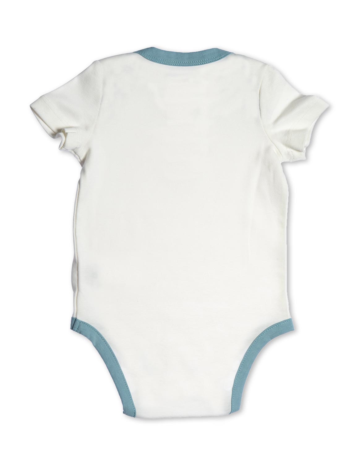Turtle Organic Cotton Bodysuit Blue - Jazzy Organics