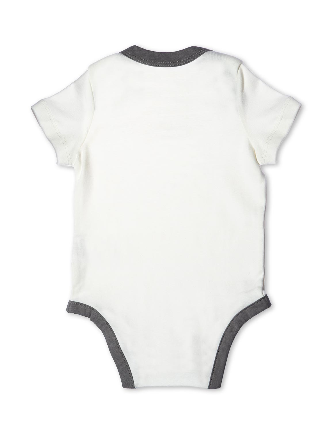 Turtle Organic Cotton Bodysuit Grey - Jazzy Organics