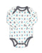 Turtle Organic Cotton Bodysuit Grey Long Sleeve - Jazzy Organics