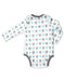 Turtle Organic Cotton Bodysuit Grey Long Sleeve - Jazzy Organics