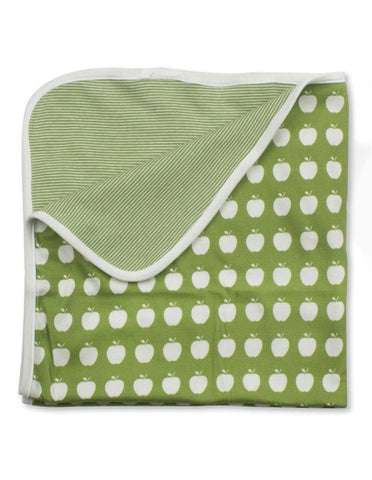 Apple Blanket Green Organic Cotton | Penguin Organics